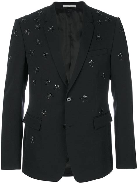 mens black dior coat|christian Dior men's suit jacket.